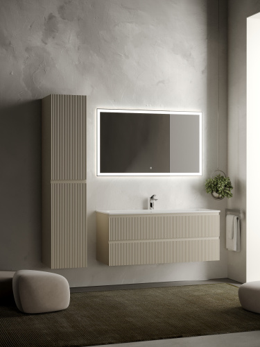 Тумба под раковину Sancos SNOB R SNR120CE 120х45х50 подвесная цвет бежевый - фото 4